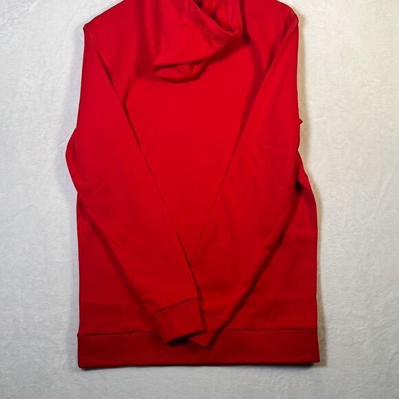 Under armour Men Big Red Logo Armour fleece Hoodie pullover -NWT-Men Small‎ Tall - Picture 6 of 6